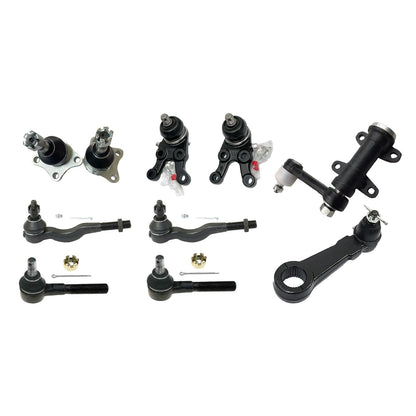Ball Joints Tie Rods Idler & Pitman Arm Kit Suitable for Mitsubishi Pajero NL