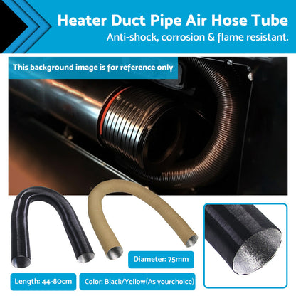 75mm Duct Pipe Suitable for Diesel Air Heater Ducting Hose 80cm