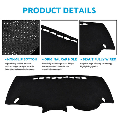 Non-Slip Dash Mat Suitable For Honda Jazz GE 2008-2014 Dashboard Cover