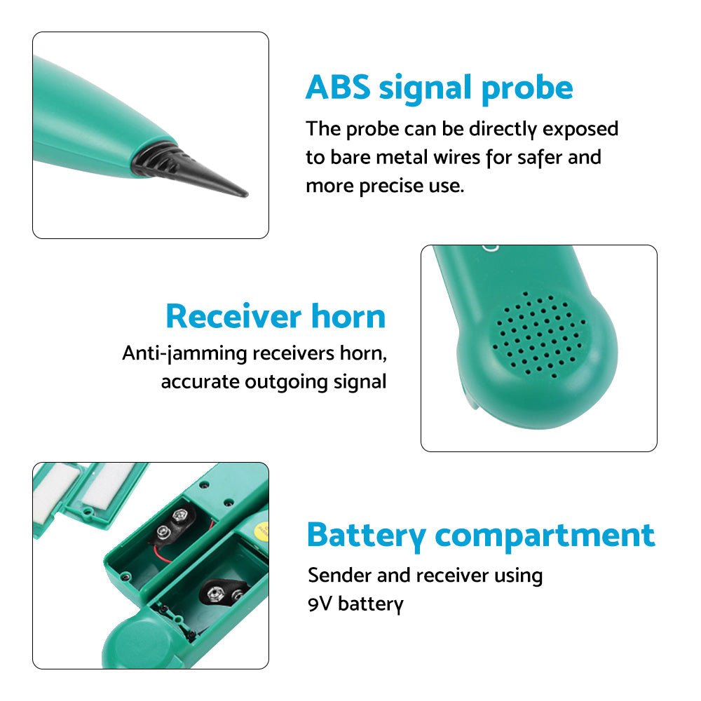 Cable Finder Tone Generator Probe Suitable for Wire Network Telephone