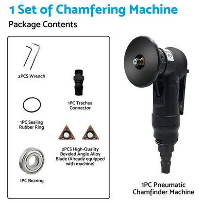 Air Chamfering Tool Suitable for Mini Pneumatic Beveling and Deburring Applicati