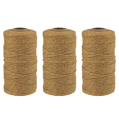 Cotton Twine Natural Jute Twine Packing Twines Bakers Twine Gift Wrapping Crafts.