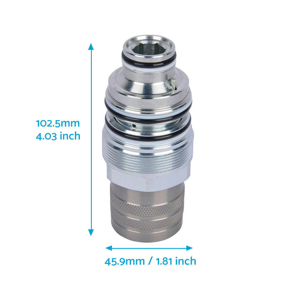 Suitable For Bobcat Hydraulic Female Flat Face Quick Coupler 6680018 46mm 1-13/16 Inch.