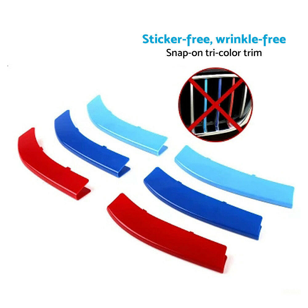 M-Tech Kidney Grille 3-Color Cover Clips Suitable For BMW X5 E70 2008-2013.