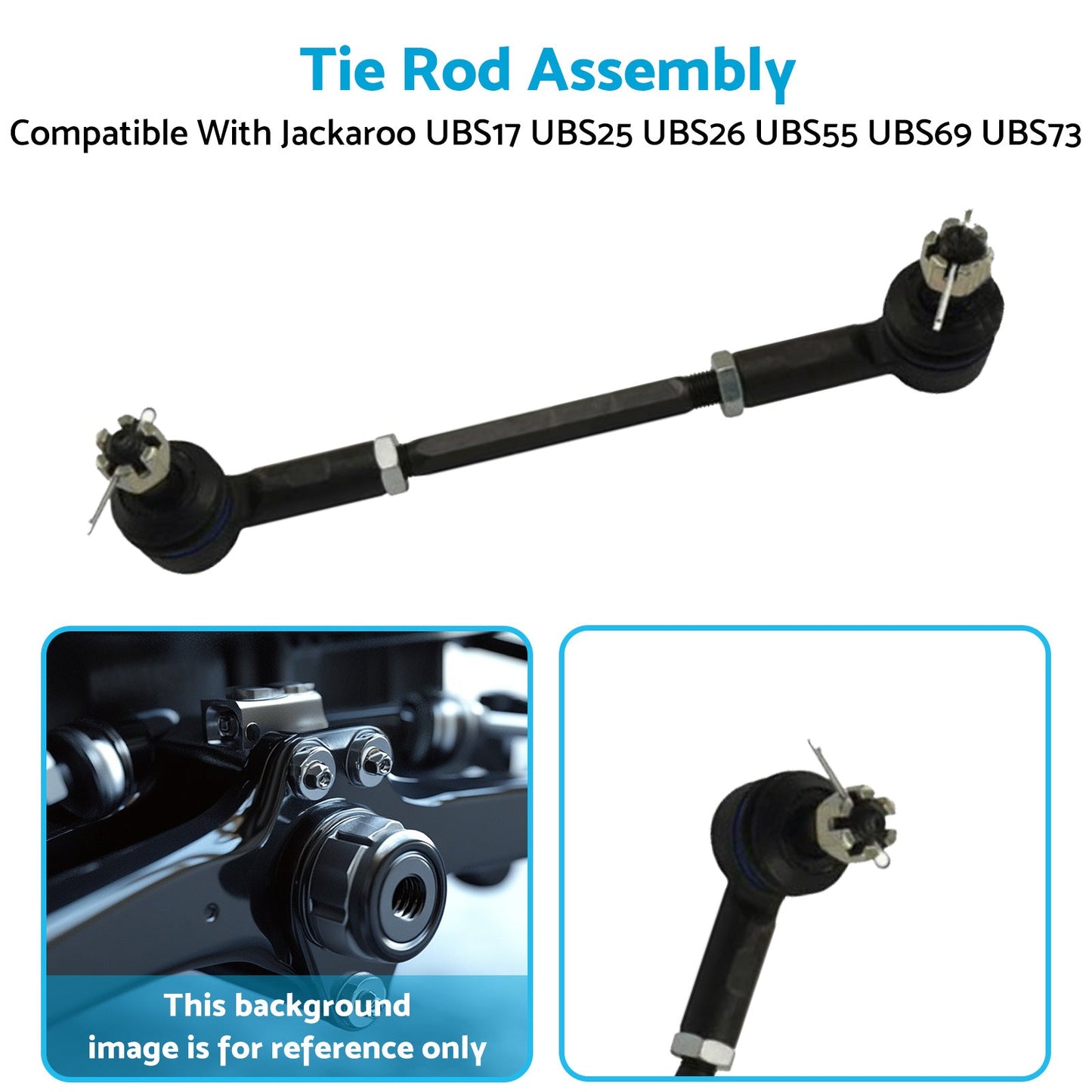 Tie Rod Assembly Suitable For Isuzu Jackaroo UBS17 / UBS25 / UBS26 / UBS55 / UBS69 / UBS73 1988-2004