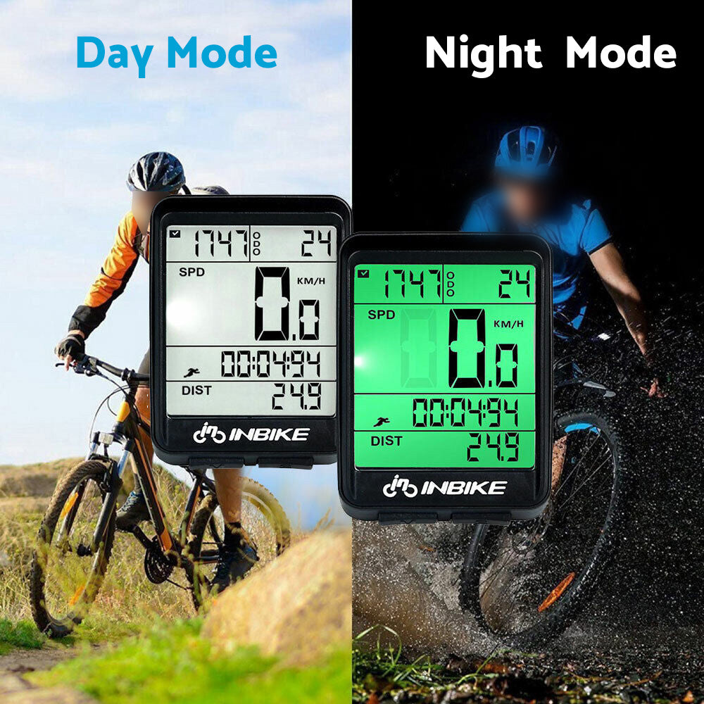 Wireless LCD Cycling Speedometer Odometer Computer Suitable For Bicycle Waterproof