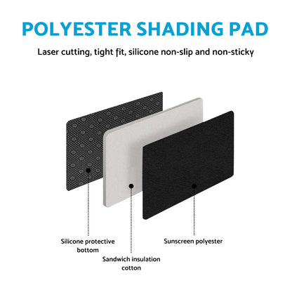 Non-Slip Dash Mat Dashboard Cover Suitable For Audi A1 2012-2018 Polyester Black