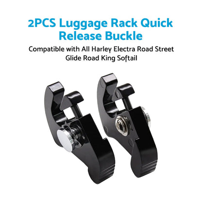 Quick Release Backrest Mounting Kit Suitable For Harley Sissy Bar Luggage Rack