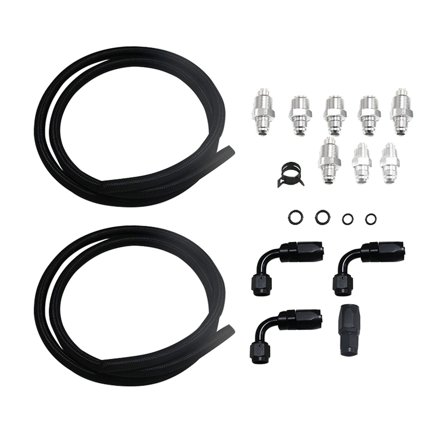 Power Steering Pump Hose Kit Suitable for LS LS1 LS3 Swap Pressure Return Line.