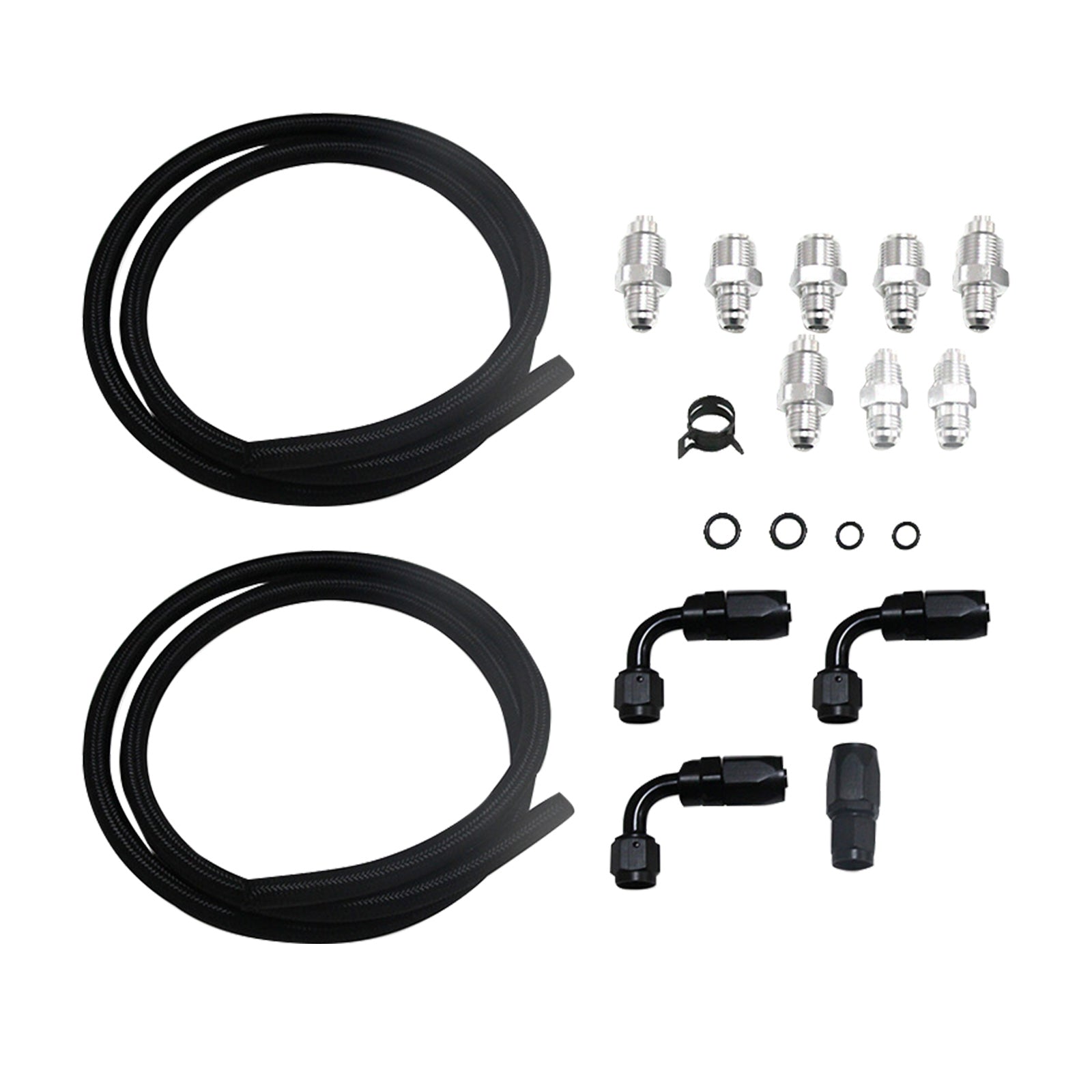 Power Steering Pump Hose Kit Suitable for LS LS1 LS3 Swap Pressure Return Line.