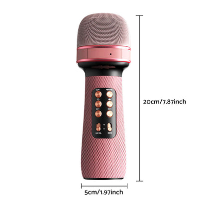 Wireless Bluetooth Portable Karaoke Microphone Speaker Suitable for Home Party S