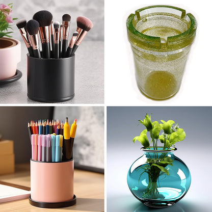 ?Silicone DIY Ashtray Epoxy Resin Mold Handmade Resin Casting DIY Home Decor.
