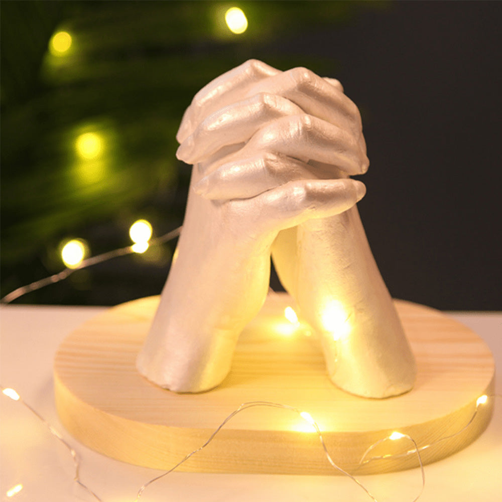 3D KEEPSAKE HANDS DIY CASTING KIT ART 1400G White Clone Model Powder for Adults.