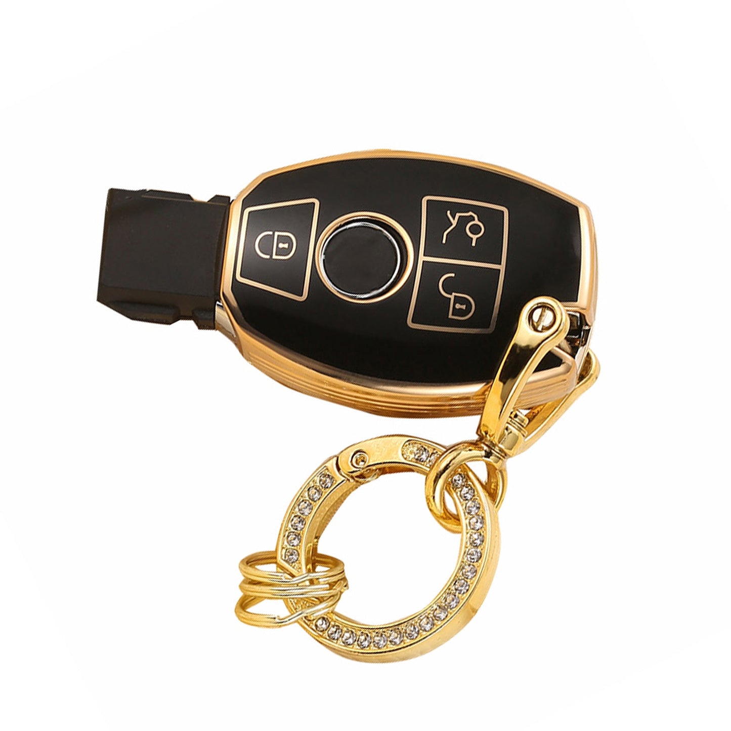 TPU Remote Car Key Fob Cover Case Suitable for  Mercedes A B C E G S Class CLA.