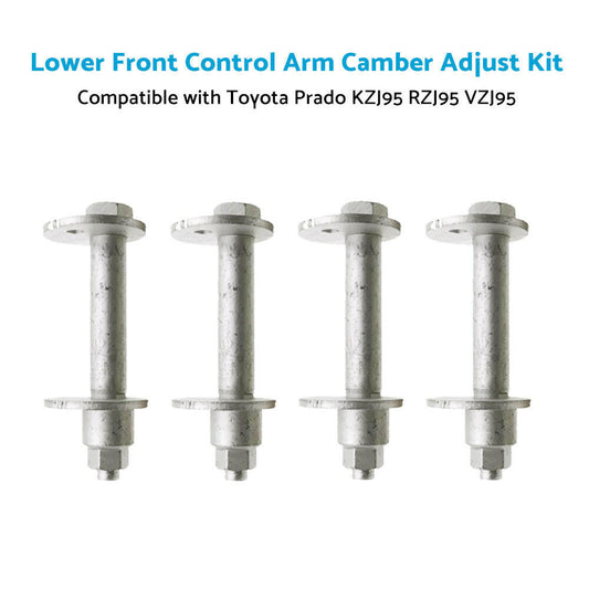 4x Lower Front Control Arm Camber Adjusters Suitable For Toyota Prado KZJ RZJ VZJ.