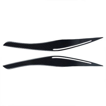 Carbon Fiber Headlight Eyebrow/Eyelids Cover Trim Suitable For BMW E90/E91 328i & 335i