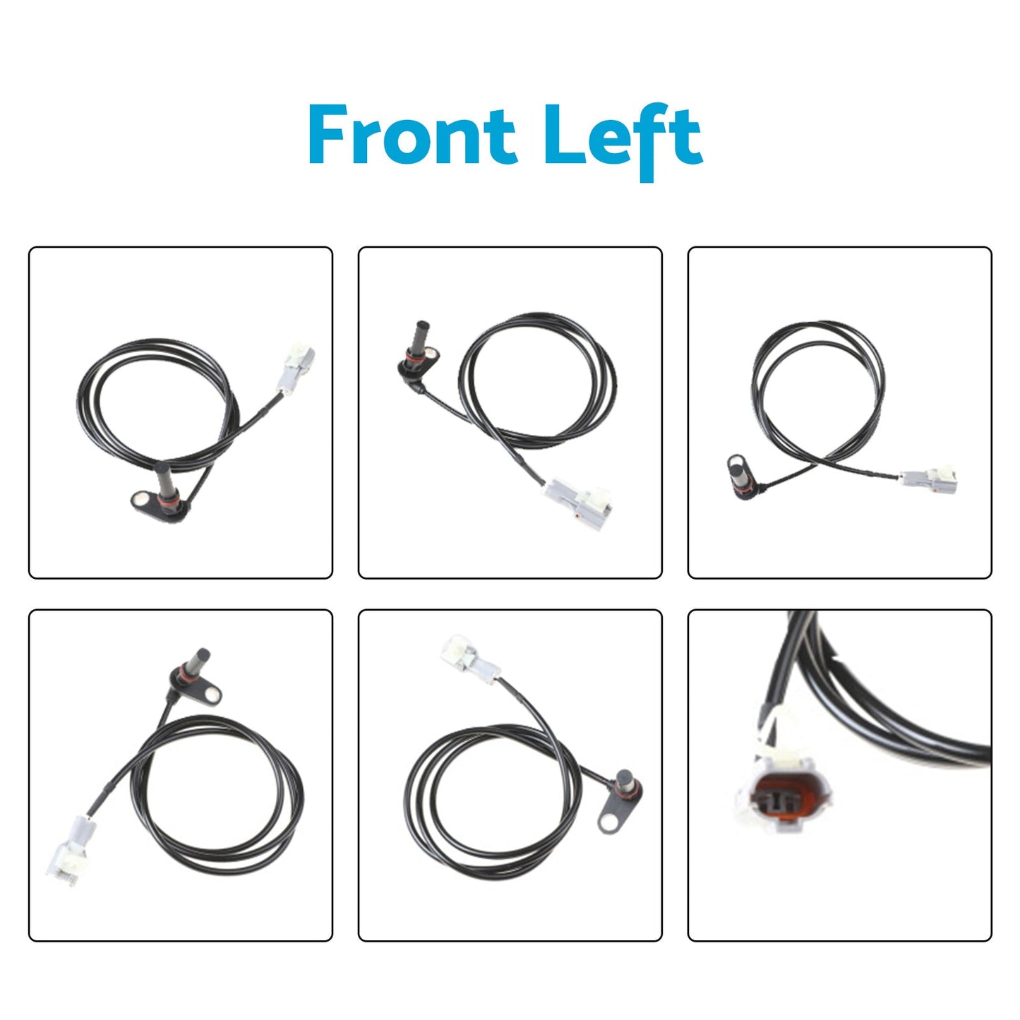 4x Front & Rear ABS Wheel Speed Sensors Left & Right Suitable For Mitsubishi Fuso Canter
