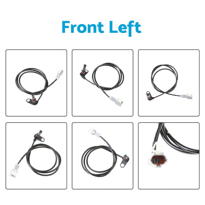 4x Front & Rear ABS Wheel Speed Sensors Left & Right Suitable For Mitsubishi Fuso Canter