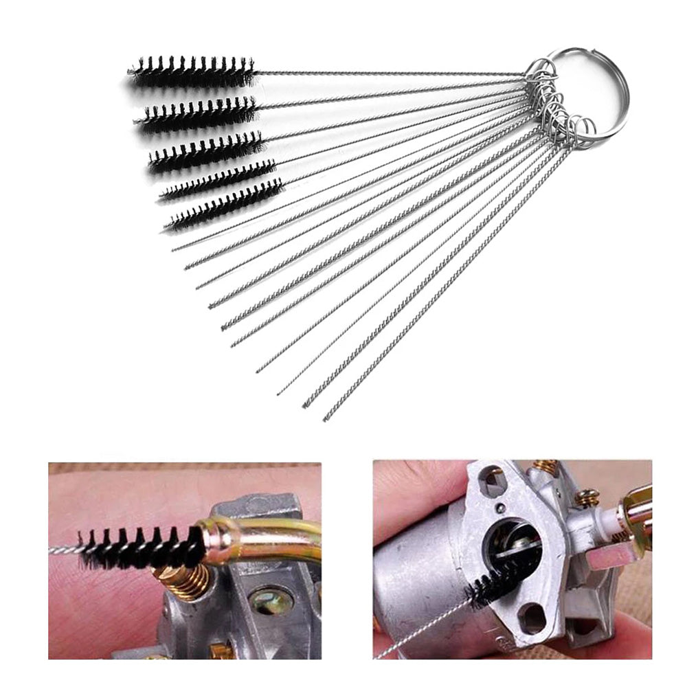 Carburetor Carb Jet Cleaning Tool Wire Brush Cleaner Suitable for Motorcycle and