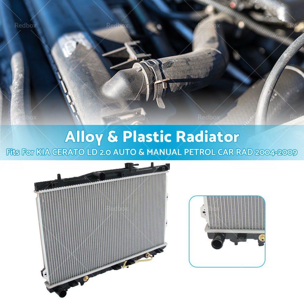 Radiator Suitable For Kia Cerato LD 2.0 4-Cyl G4GC 2004-2009 ¡§C Auto & Manual Petrol.