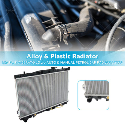 Radiator Suitable For Kia Cerato LD 2.0 4-Cyl G4GC 2004-2009 ¡§C Auto & Manual Petrol.