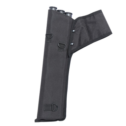 Archery Arrow Quiver Holder 3 Tube Back Waist Shoulder Strap Bag Pouch Hunting.