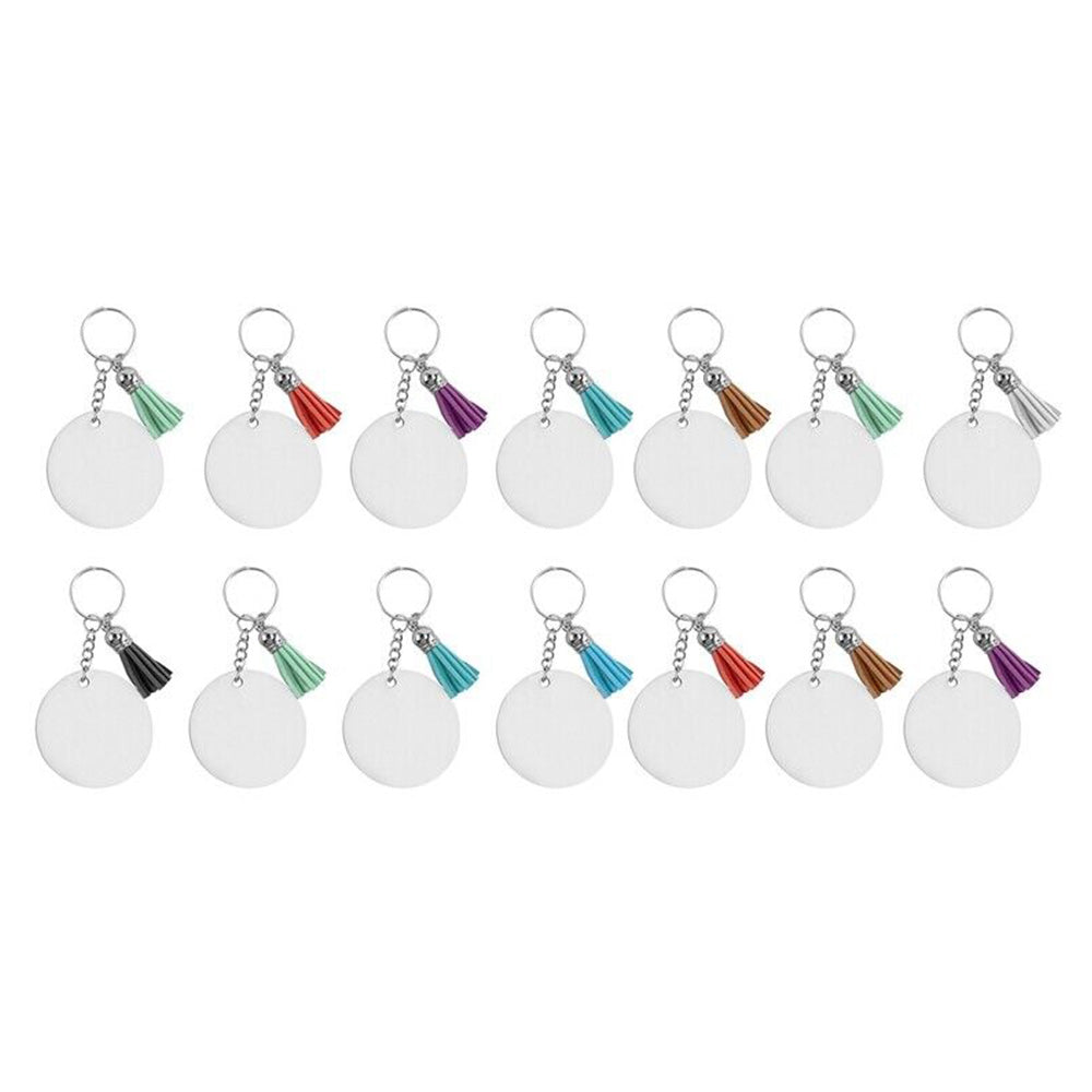 Bulk Keychain Ornament Set 150PCS Sublimation Blank Keychains Suitable for Craft