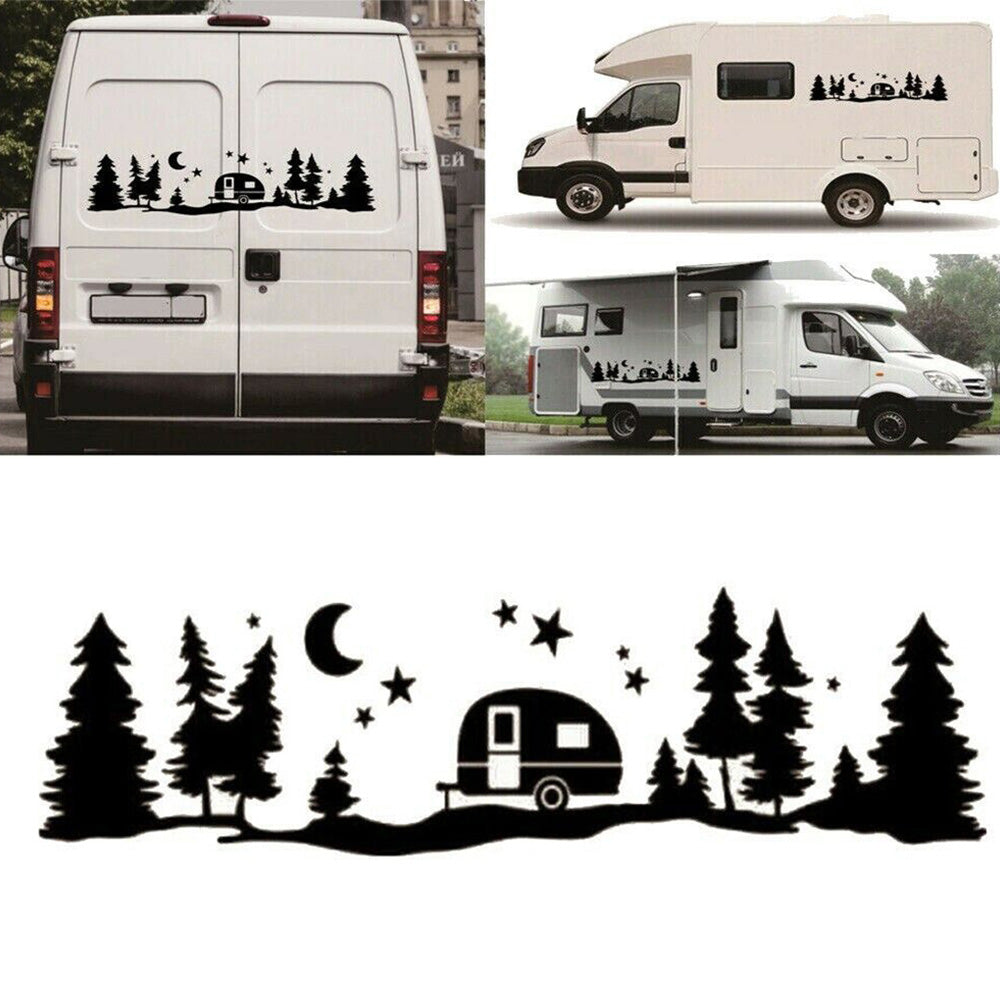 Mountains Adventure Vinyl Decal Sticker Suitable For Camper Van, Motorhome & Caravan