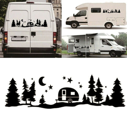 Mountains Adventure Vinyl Decal Sticker Suitable For Camper Van, Motorhome & Caravan
