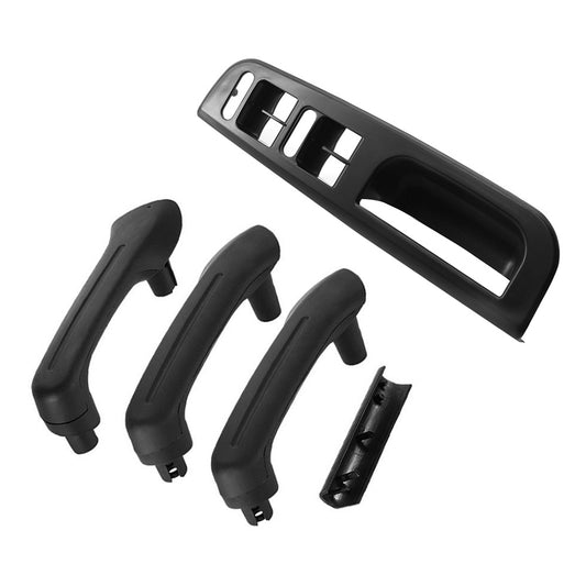 RHD Door Switch Panel Grab Handle Cover Trim Set Suitable For VW Golf MK4 1998-2005.