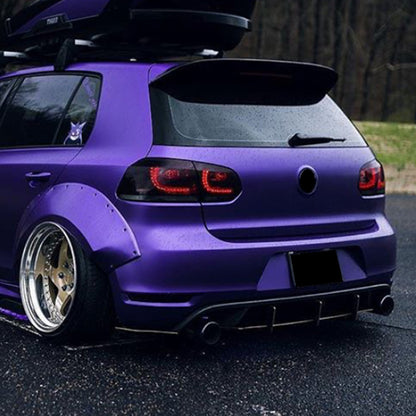 Rear Bumper Lip Diffuser Spoiler Suitable For VW Golf 6 MK6 GTI 2010-2014