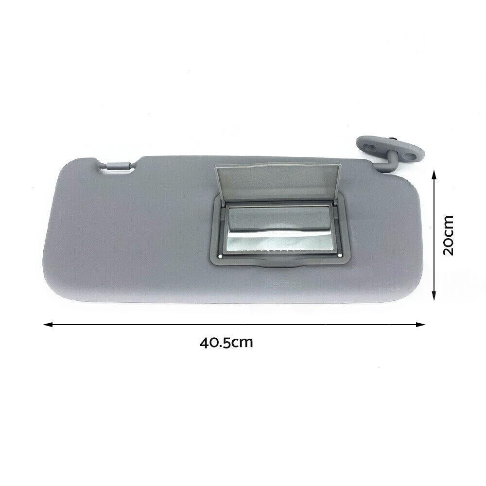 Right Side Sun Visor Gray Suitable for Hyundai Accent 1.6L
