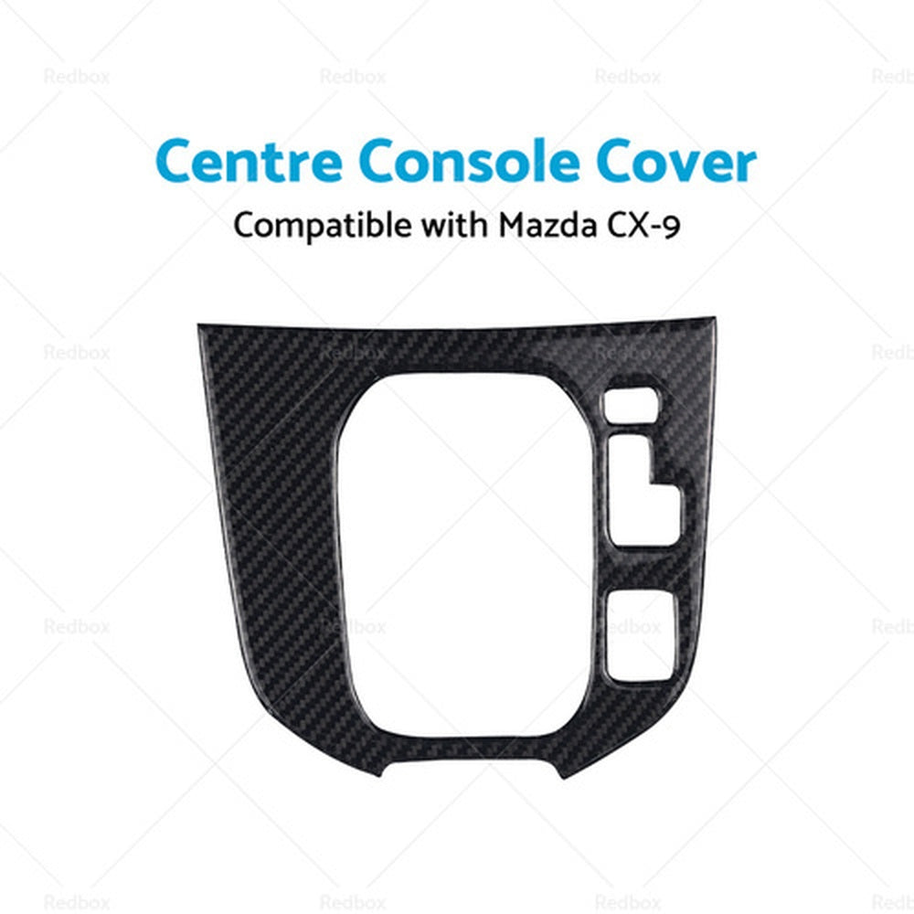Carbon Fibre Centre Console Gear Shift Cover Suitable for Mazda CX-9