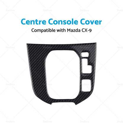Carbon Fibre Centre Console Gear Shift Cover Suitable for Mazda CX-9