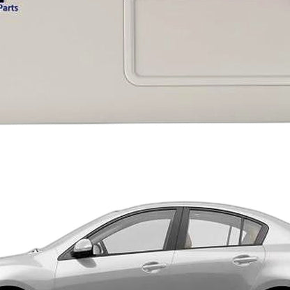 1x Right Driver Side Sun Visor Gray Suitable for Mazda 3 2.0L