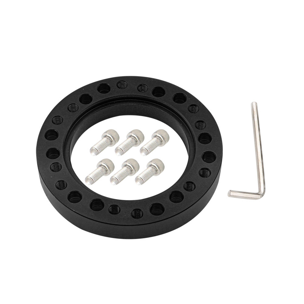 Black Steering Wheel Hub Adapter Spacer Suitable For MOMO to NARDI Quick Release.