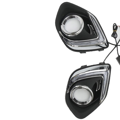 Pair Front Fog Light Lamp LED Suitable for Mitsubishi ASX 2013-2015
