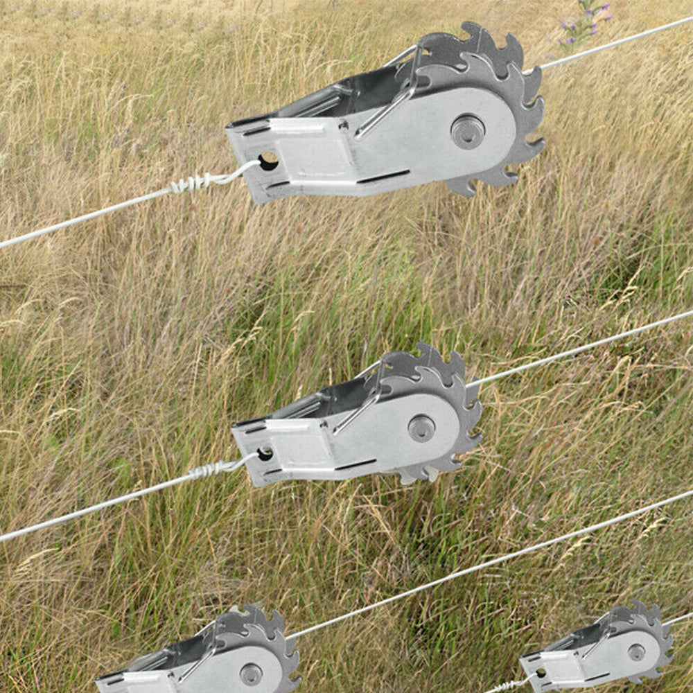 10PCS or SET INLINE RATCHET STRAINER FOR TENSIONING FENCE WIRE TENSIONER.
