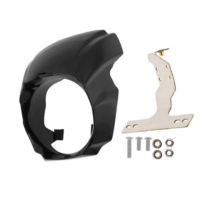 1x Front Headlight Fairing Cover Mask Suitable for Harley Softail Breakout 18-23.