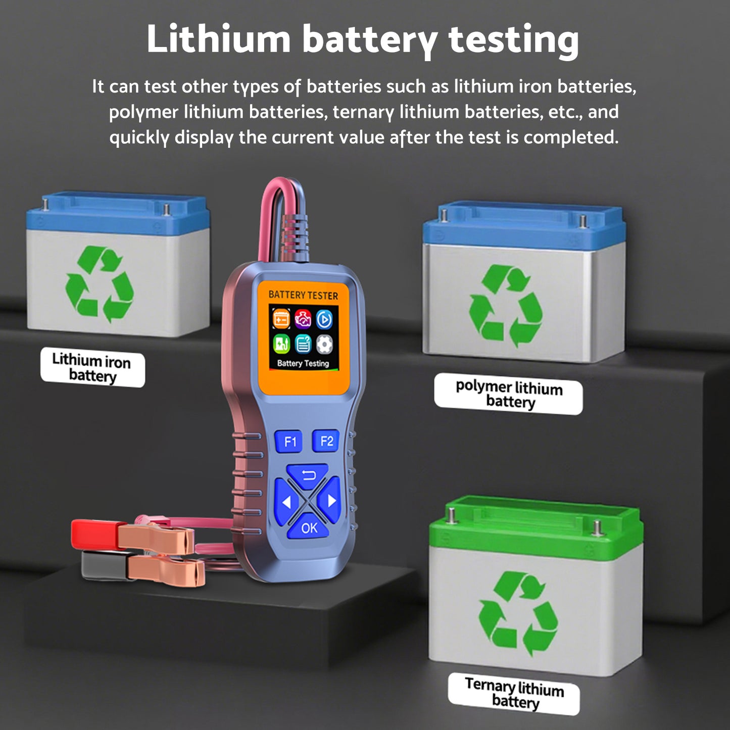 Battery Load Analyzer Tester Suitable for Car Truck 12V 24V 9V 3000CCA