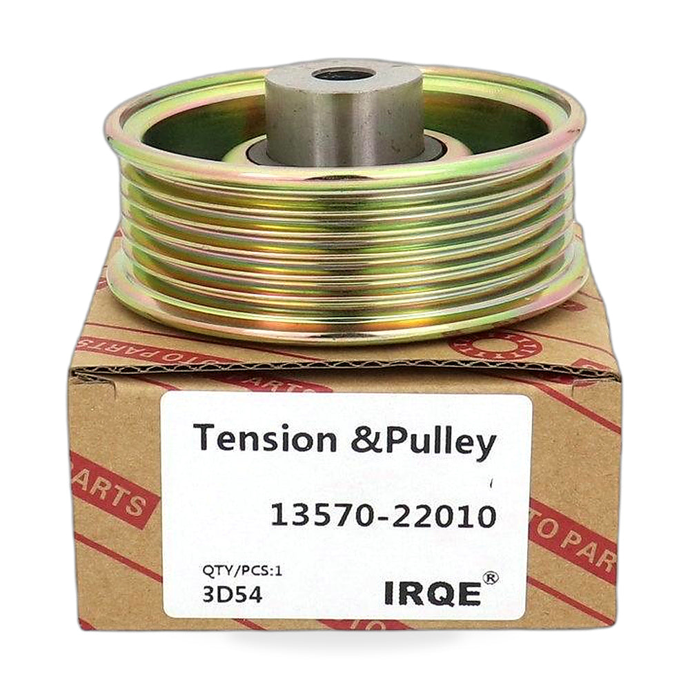 Belt Tensioner Pulley 13570-22010 Suitable for Toyota Avensis Corolla 1.6L 1.8L - ZT2