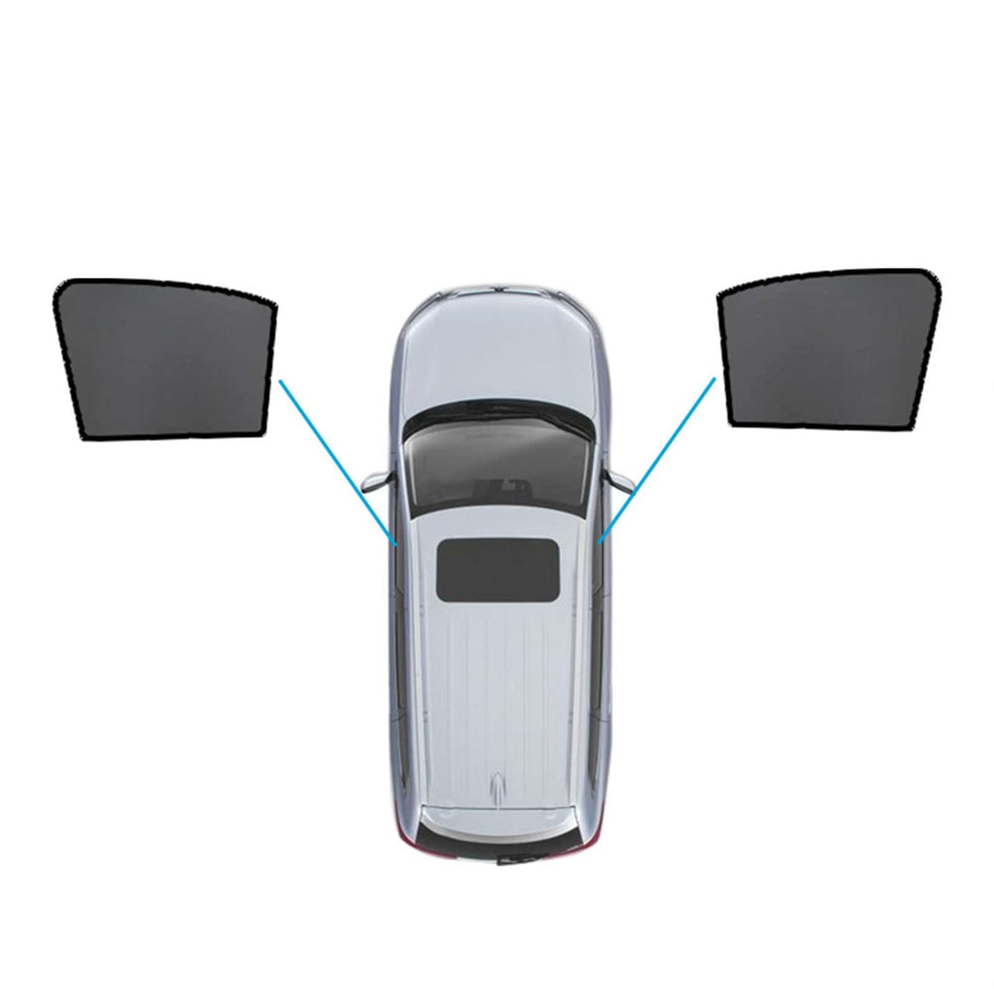 Magnetic Sun Shades Suitable for Mercedes-Benz GLB X247