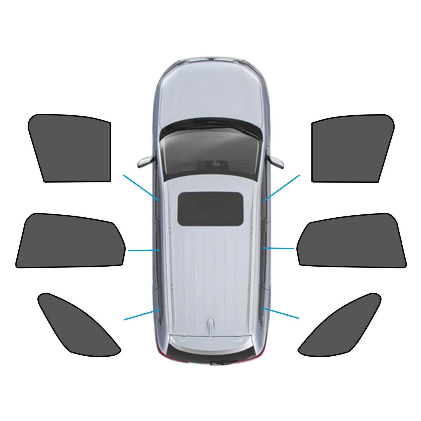 Magnetic Car Window Sun Shades Suitable for Mazda CX-3