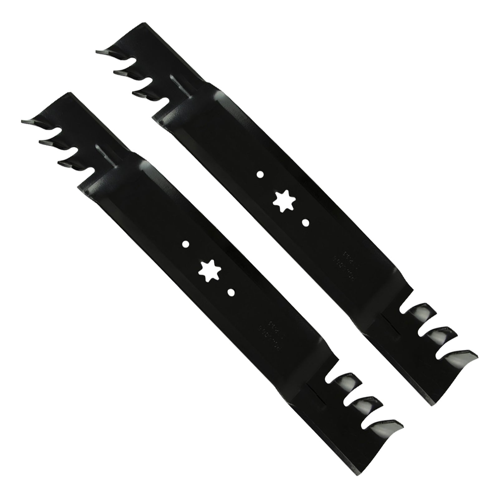 2x 42inch Blade Suitable for MTD  and  Cub Cadet ZTR RZT42 Gator Type Toothed Mulching.