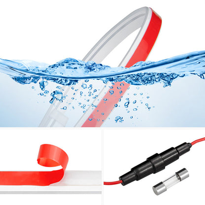 1. 8M  Start Scan Dynamic LED DRL Car Hood Light Strip Daytime Running Light.