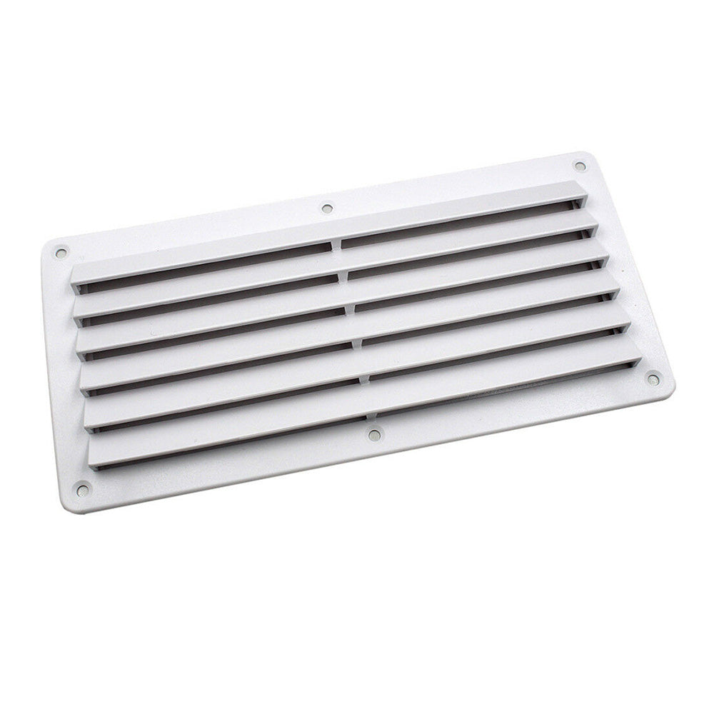 Rectangular Louvered Air Vent or Dent Vent For Caravan RV Boat Marine 260 x 125mm.