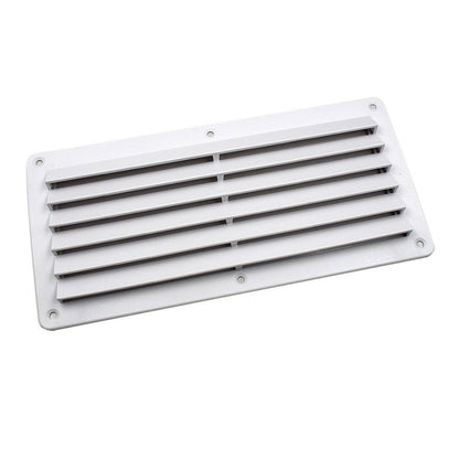 Rectangular Louvered Air Vent or Dent Vent For Caravan RV Boat Marine 260 x 125mm.