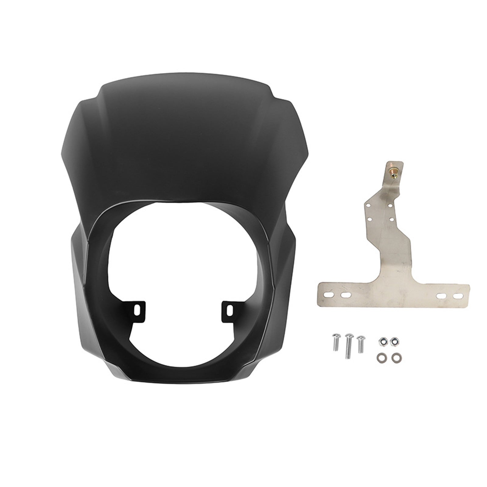 1x Front Headlight Fairing Cover Mask Suitable for Harley Softail Breakout 18-23.