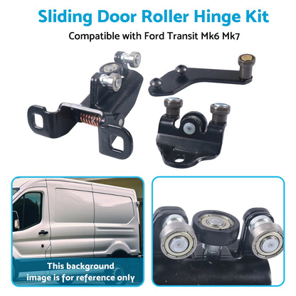 Left Side Door Top Middle Bottom Roller Runner Suitable for Ford Transit MK6 MK7.