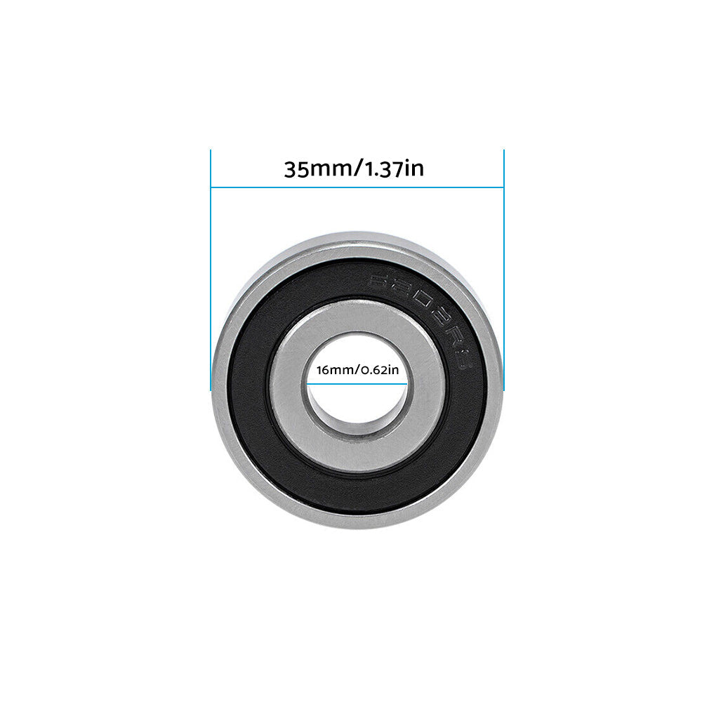 4x 6202-16-2RS Ball Bearings 16x35x11mm Double Sealed Suitable for Various Appli